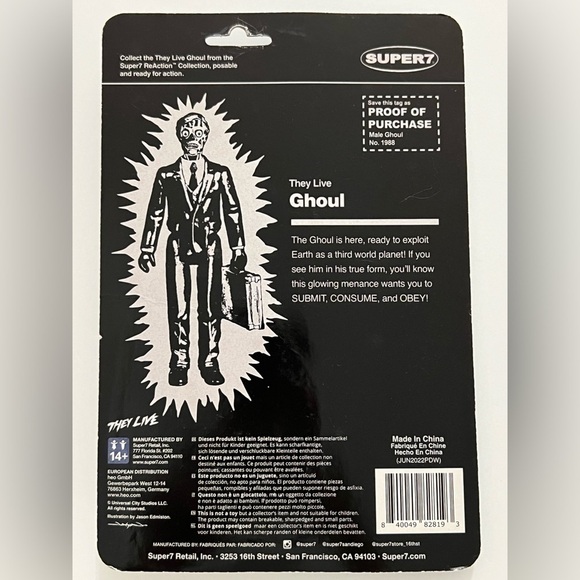 Super7 ReAction Collection Lot of 3 Glow In The Dark Figures 2023 - Picture 4 of 9